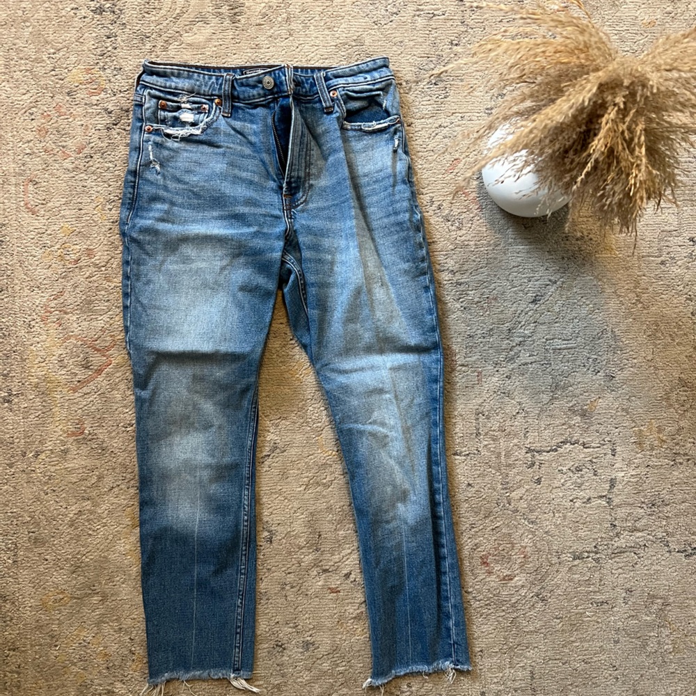 Abercrombie & Fitch, slim high rise, jeans